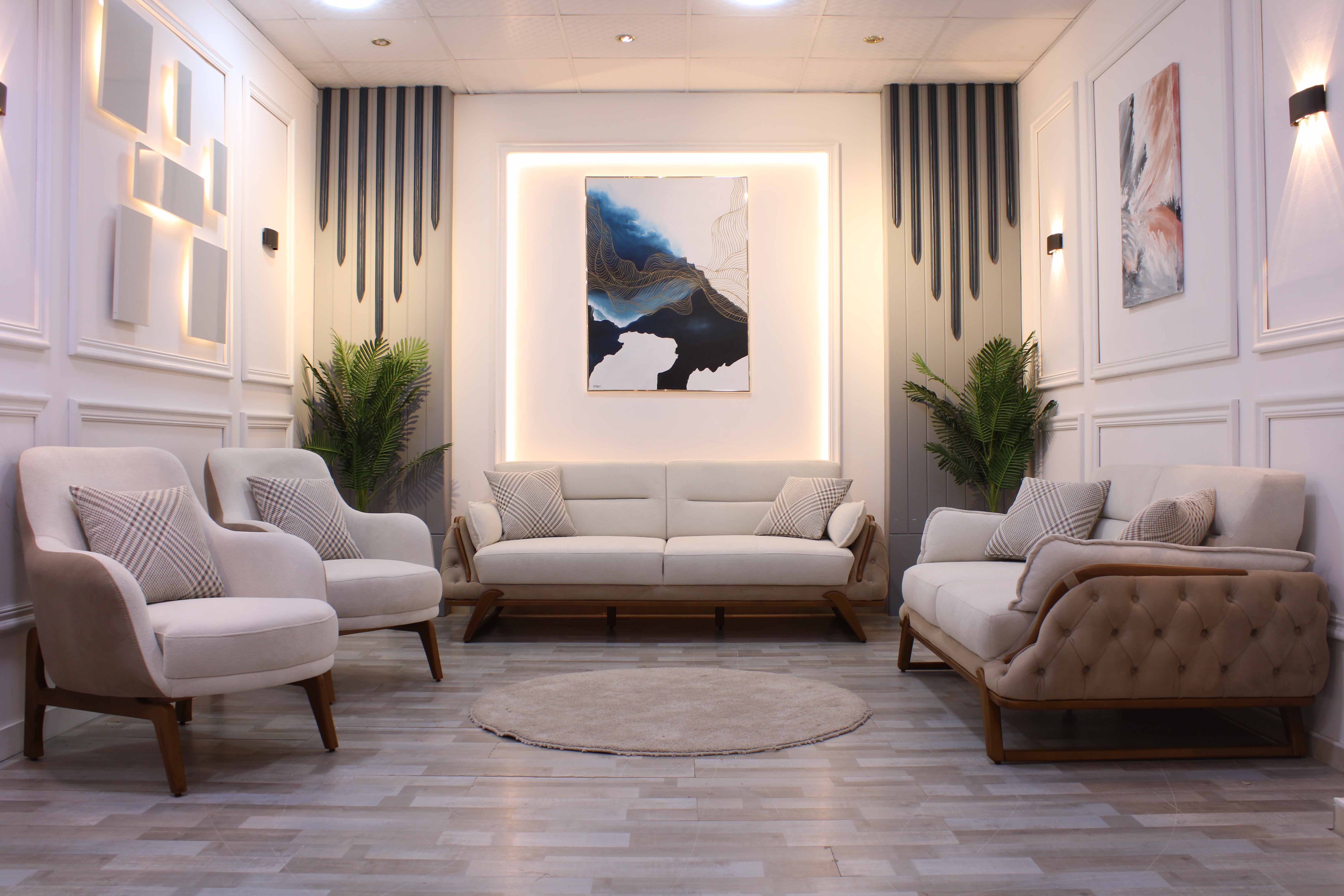 The White Multiplex living room