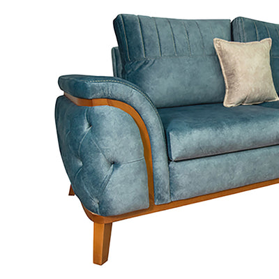 Deep seated velvet living room (4 pieces)