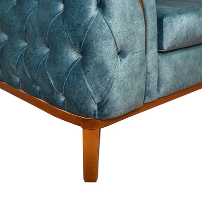 Deep seated velvet living room (4 pieces)