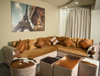 L-shape Nordic velvet living room