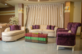 Chester purple/beige living room (4 pieces)