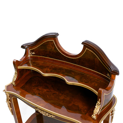 Louis XIV style inlaid writing desk