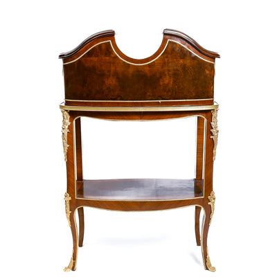 Louis XIV style inlaid writing desk