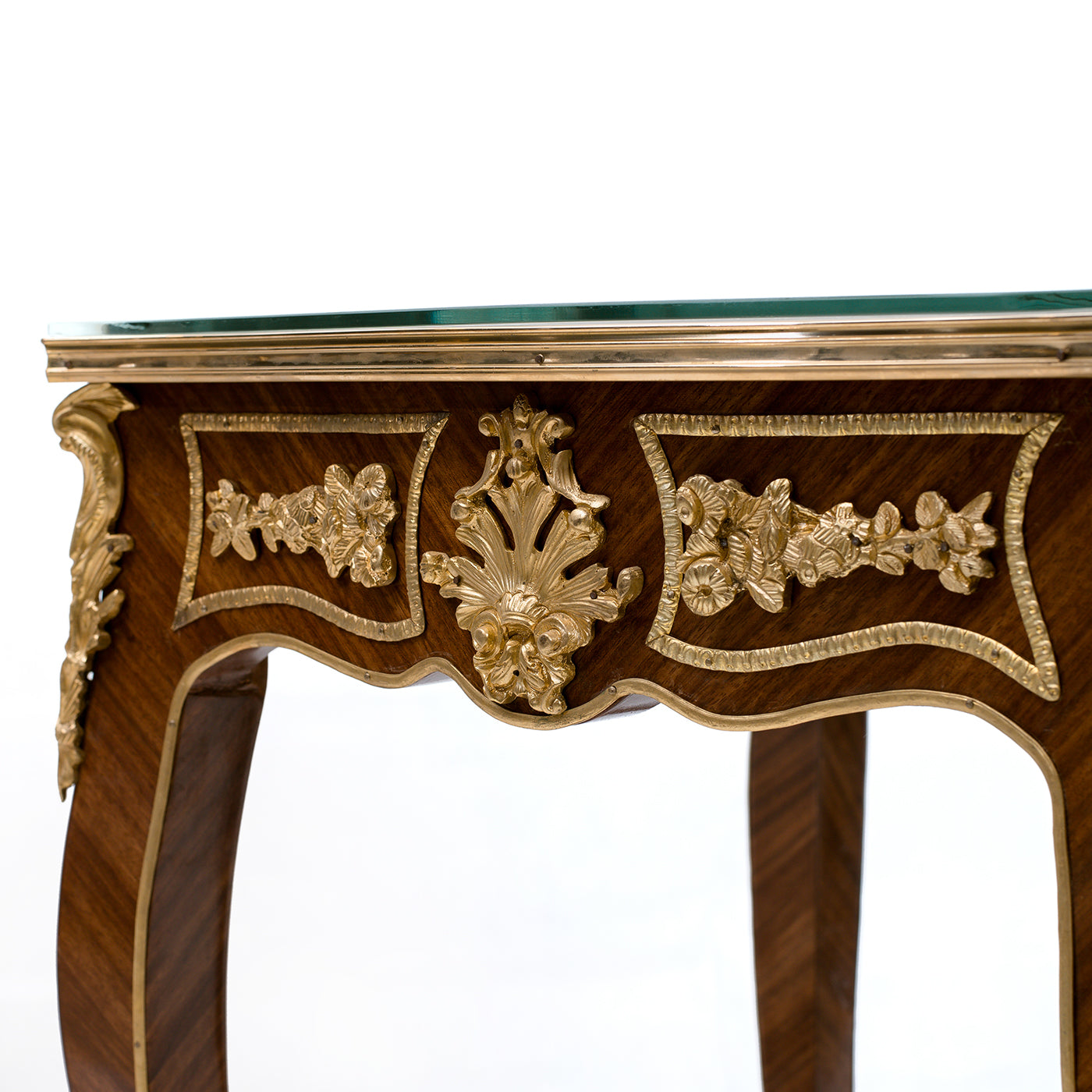Pair of 19th century ormolu French-style side table (2 set)
