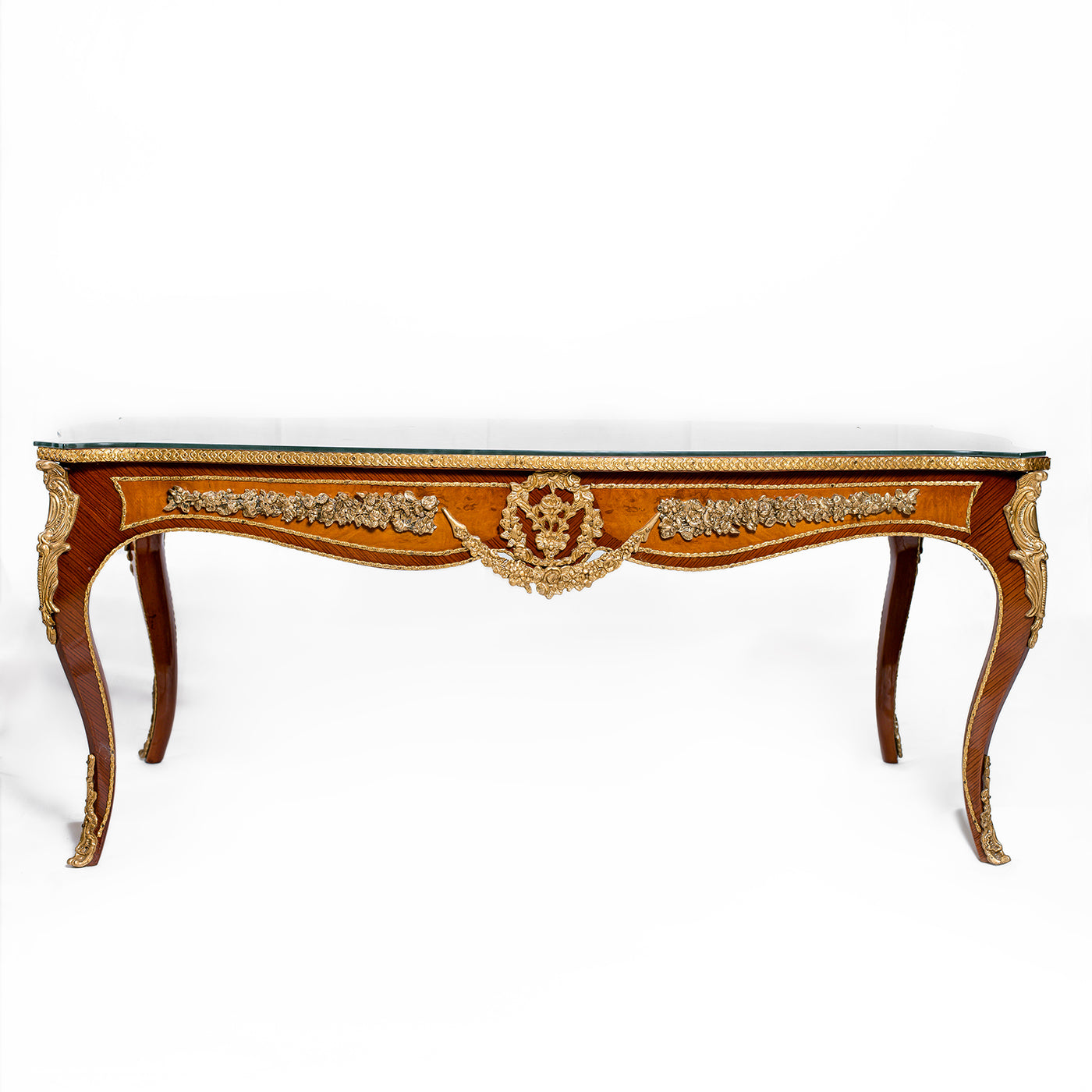 Louis XV ormolu mounted center table