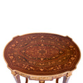 French louis XVI Marquetry Inlaid table (3 set)