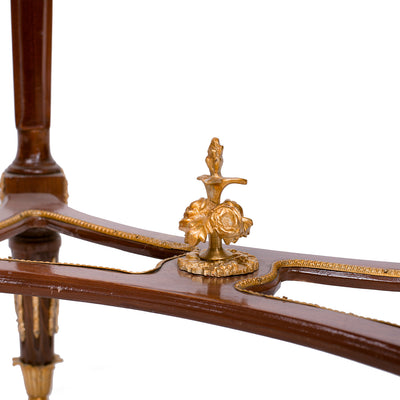 French louis XVI Marquetry Inlaid table (3 set)