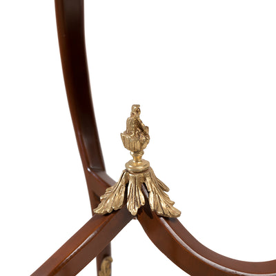 Pair of French Empire Marquetry Inlaid side table (2 SET)
