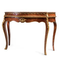 French Empire console table with marble top