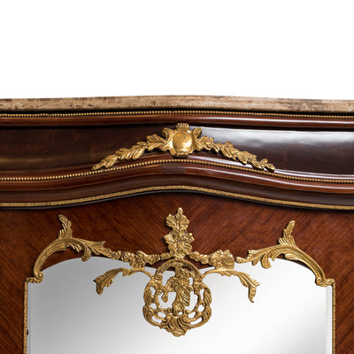Louis XV style ormolu mounted vitrine cabinet