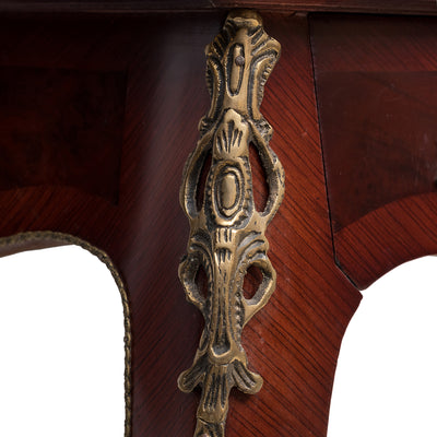 Louis XV style Ormolu mounted writing desk-Bureau plat