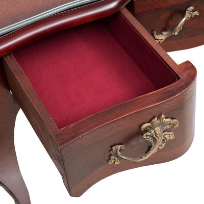 Louis XV style Ormolu mounted writing desk-Bureau plat