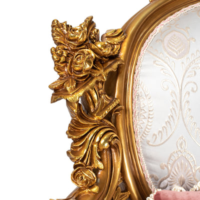 Luxury gold gilded Victorian style living room (6 pieces)