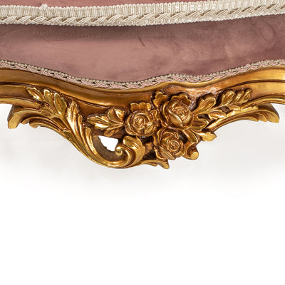 Luxury gold gilded Victorian style living room (6 pieces)