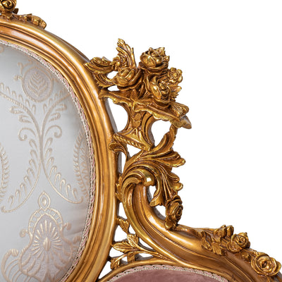 Luxury gold gilded Victorian style living room (6 pieces)