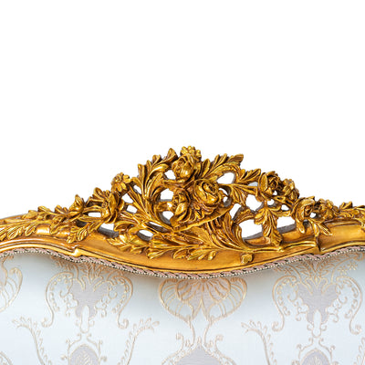 Luxury gold gilded Victorian style living room (6 pieces)