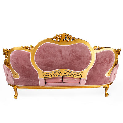 Luxury gold gilded Victorian style living room (6 pieces)
