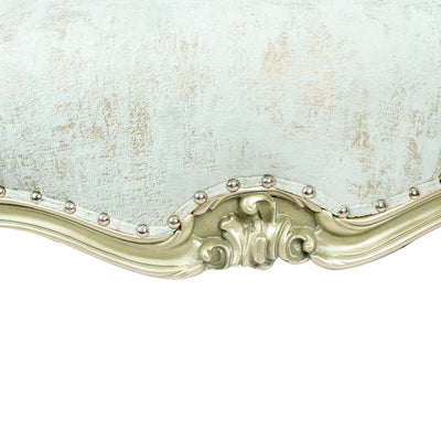 Louis XV style living room with flower bouquet back (5 pieces)