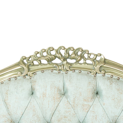 Louis XV style living room with flower bouquet back (5 pieces)