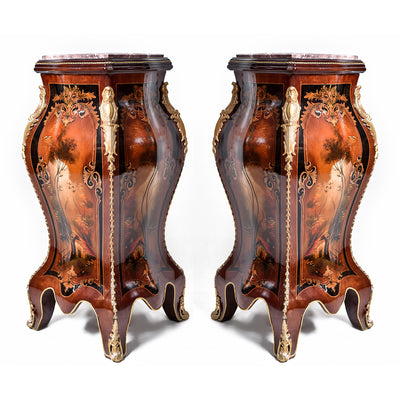 Pair of Louis XV Style Pedestals (2 set)