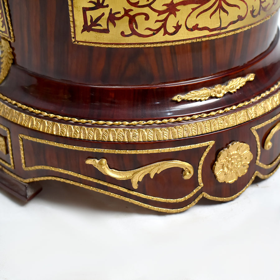 Gilded Louis XV style Boulle pedestal (2 set)