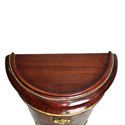 Gilded Louis XV style Boulle pedestal (2 set)