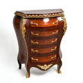 18th Century Rococo Style Bombe-Shaped drawer chest