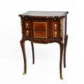 Brown French 18th century style nightstand (2 set)