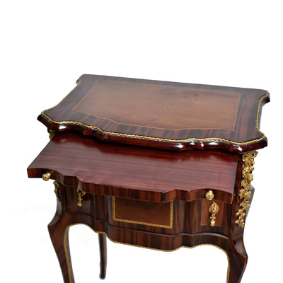 Brown French 18th century style nightstand (2 set)