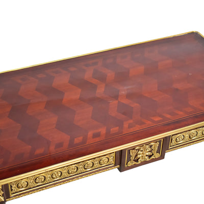 French style gilt mounted center table