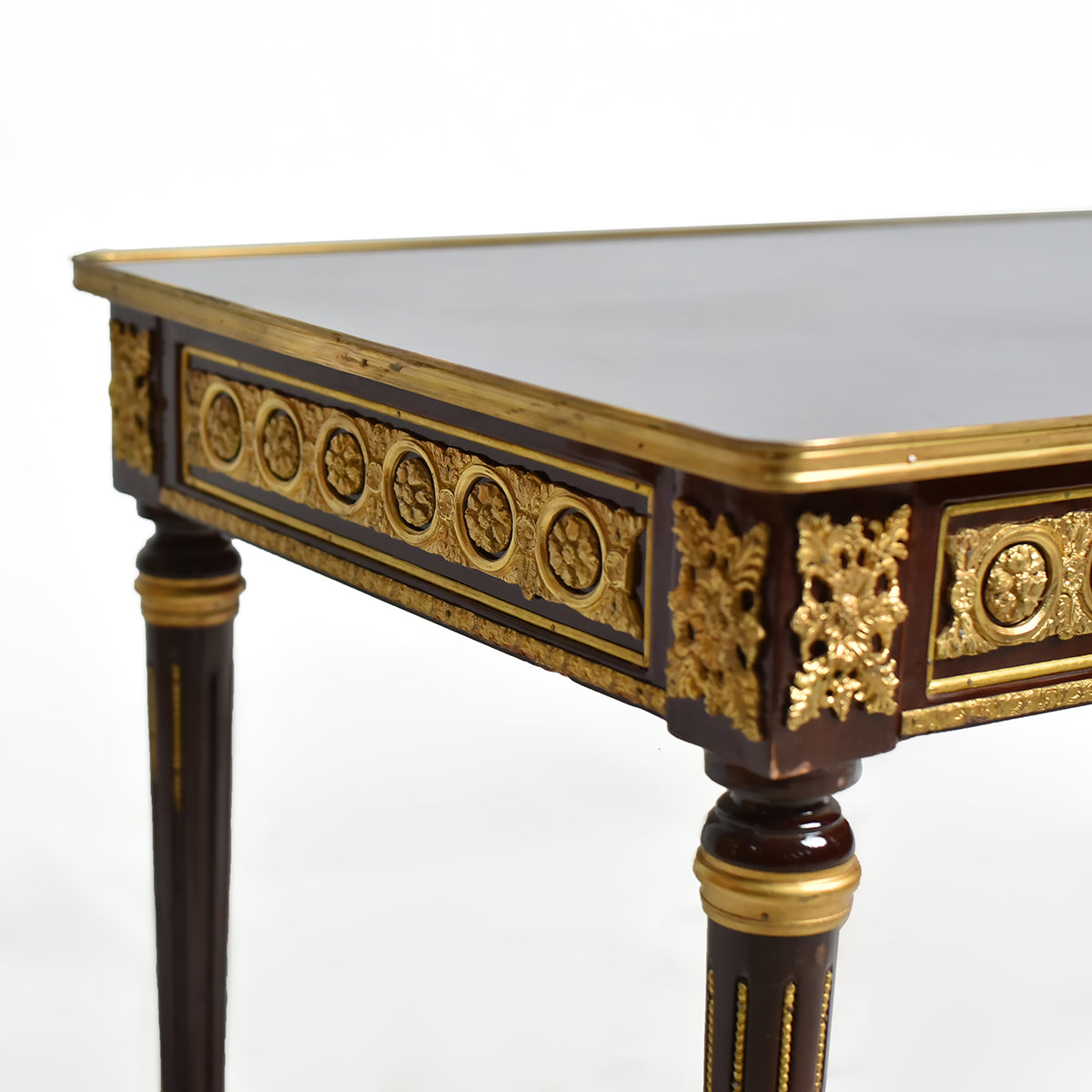 French style gilt mounted center table