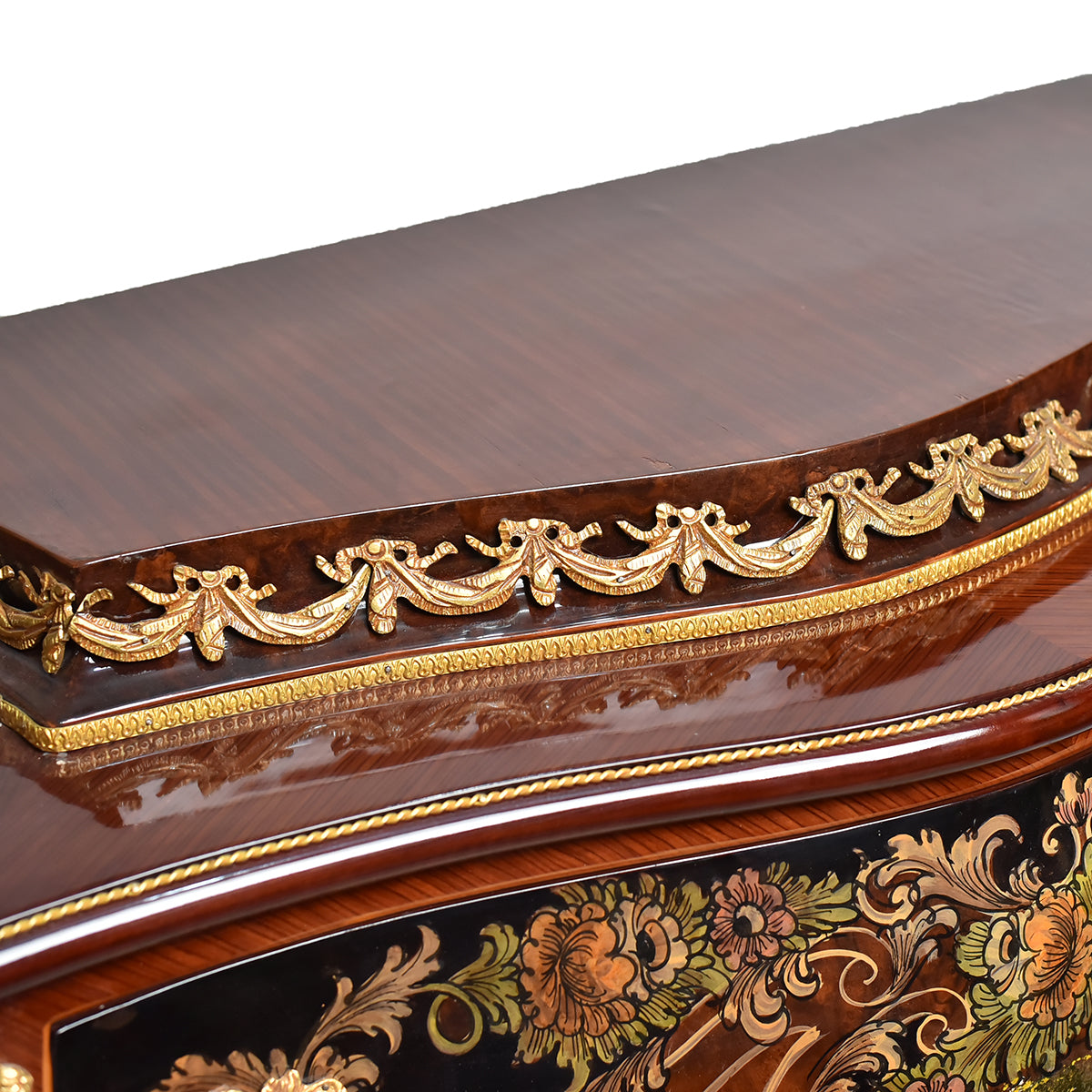 Hand painted Louis XIV chest-drawer