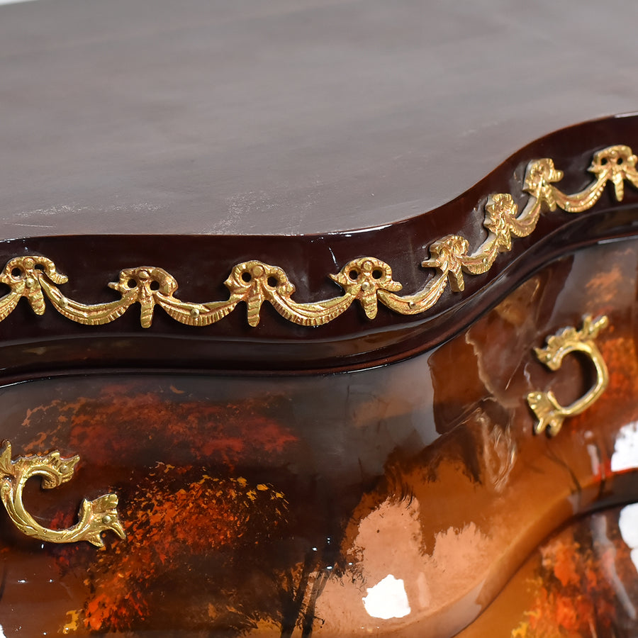 Unique bombe French classicism commode