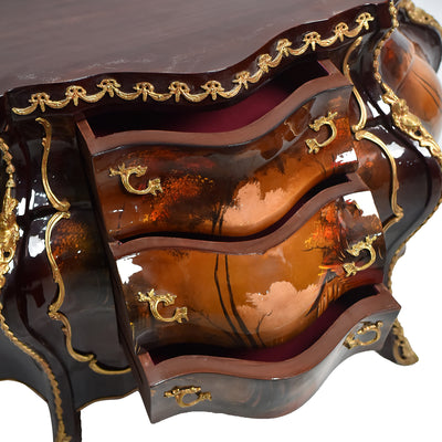 Unique bombe French classicism commode