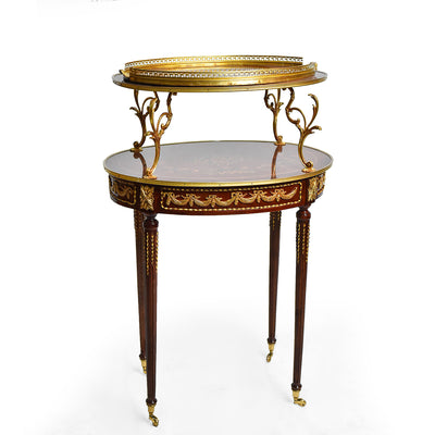 French Louis XV style serving tea cart
