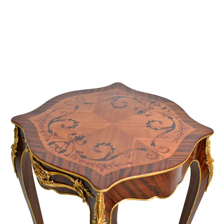 18th Century Louis XV ormolu mounted side table (2 set)