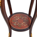 Louis XV hand-paint round table (2 set)