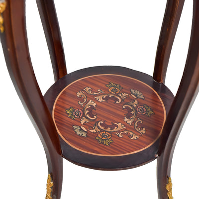 Louis XV hand-paint round table (2 set)