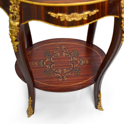 Pair of French louis XV style pedestal table (2 set)