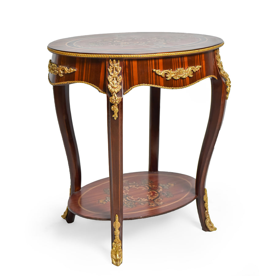 Ormolu mounted Louis XV side round table