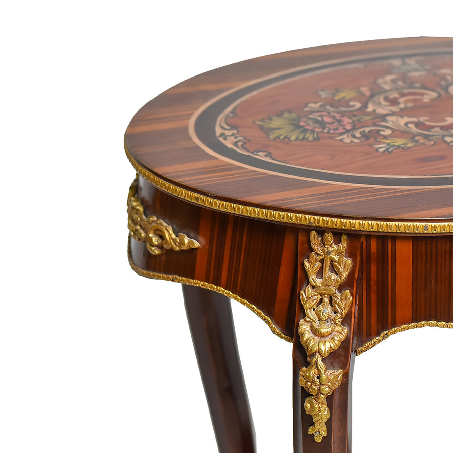 Ormolu mounted Louis XV side round table
