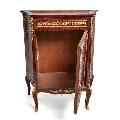 Late 19th century French gilt bronze cabinet