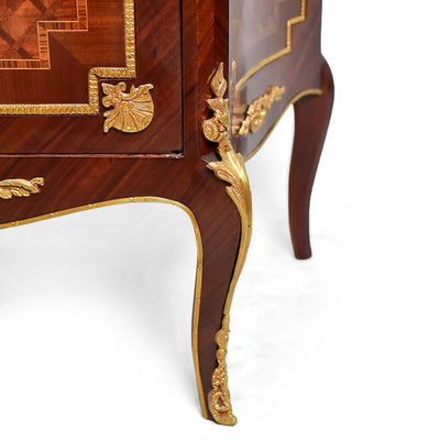 Late 19th century French gilt bronze cabinet