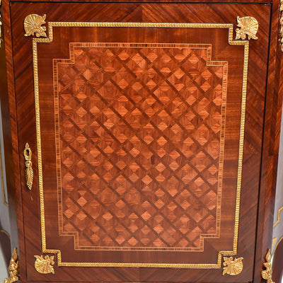 Late 19th century French gilt bronze cabinet