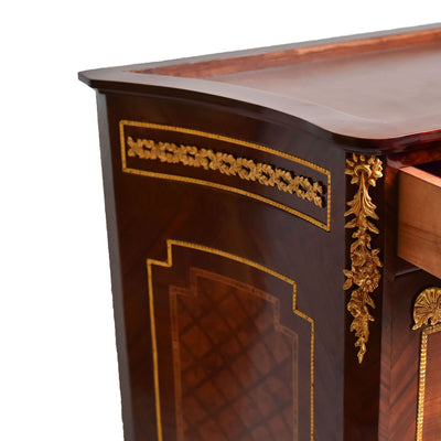 Late 19th century French gilt bronze cabinet