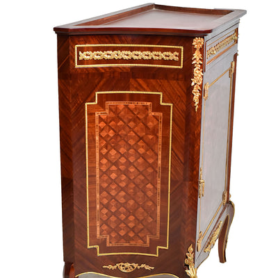 Late 19th century French gilt bronze cabinet