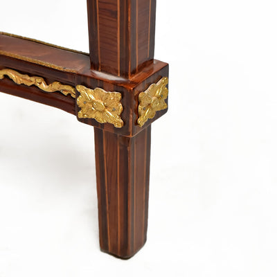 French Louis XVI style kidney console table