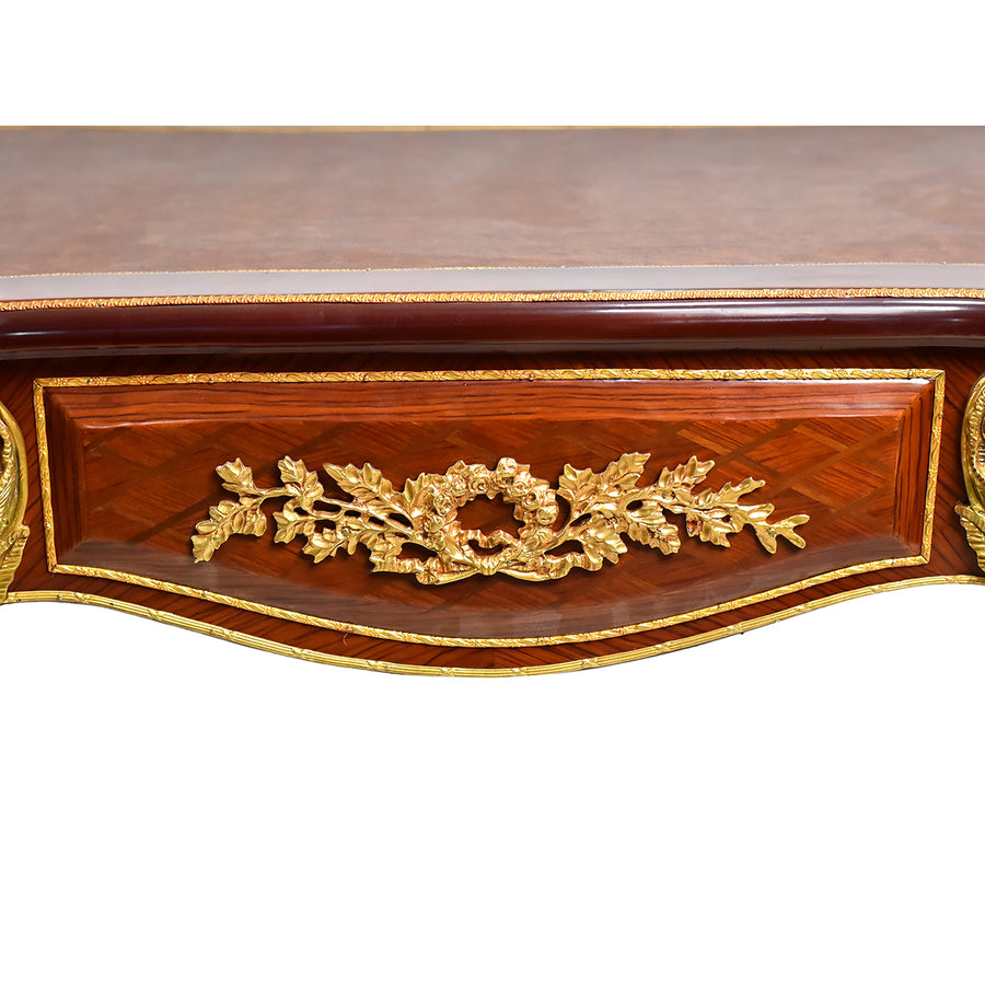 French Louis XV style Leather top office desk