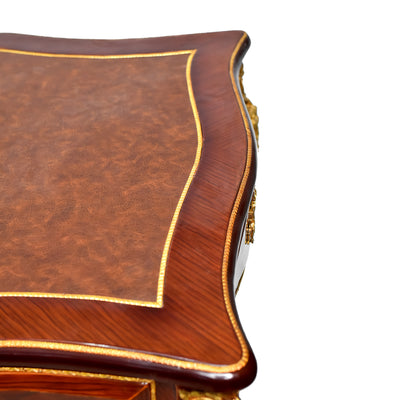 French Louis XV style Leather top office desk