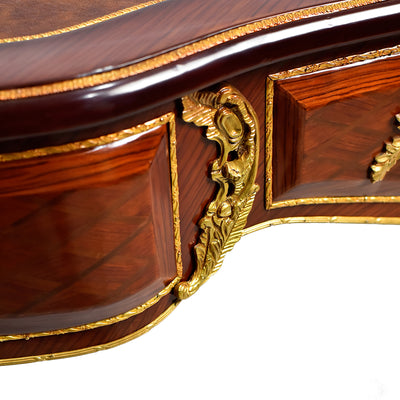 French Louis XV style Leather top office desk